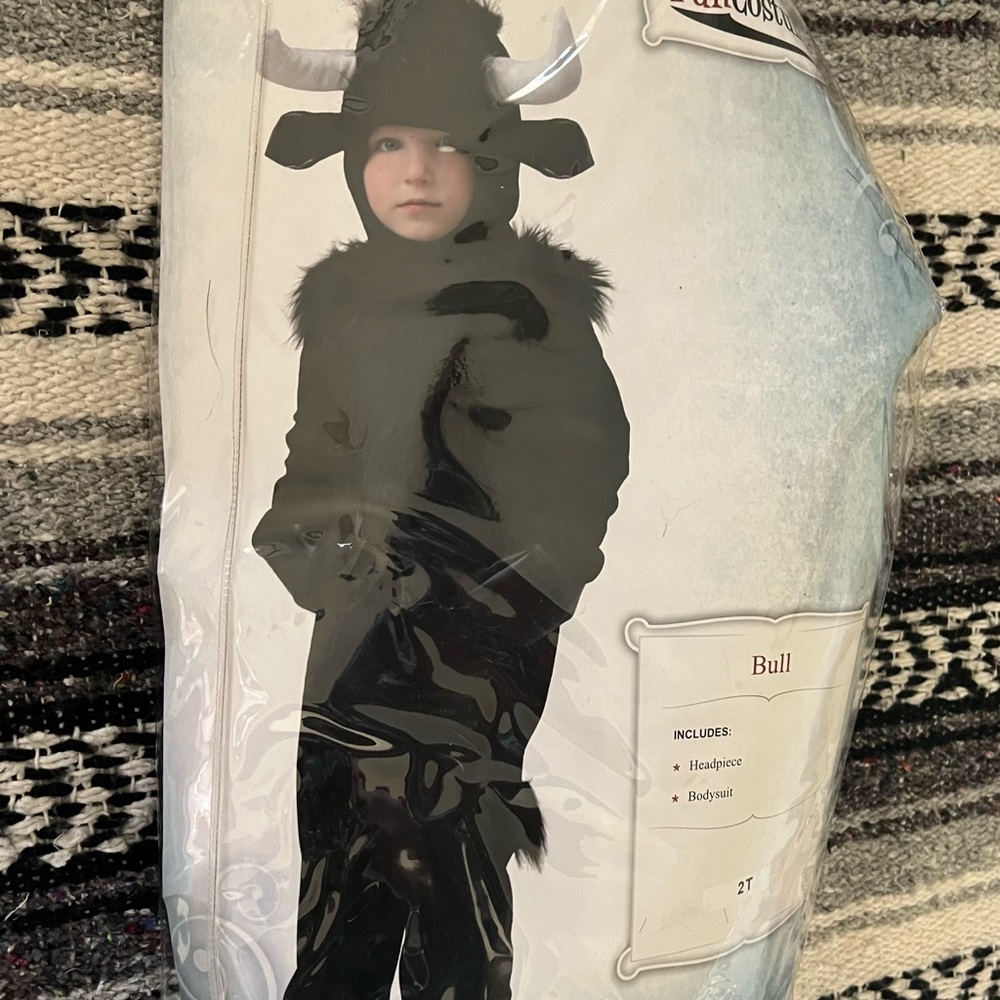 Toddler bull costume